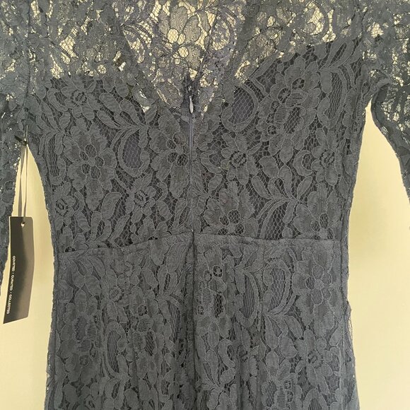 Lulus Lace Maxi Dress in navy - Picture 13 of 15